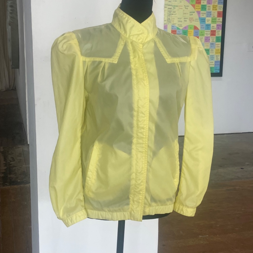 Vintage yellow nylon jacket - Picture 3 of 16